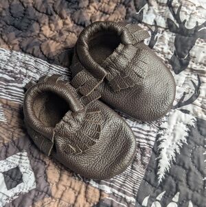 Brown Baby Moccasins